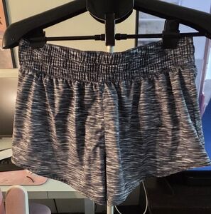 Nike Dri-fit Women's Black/Gray/White Athletic Shorts - M